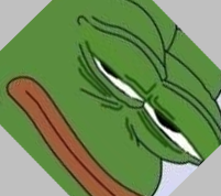 Pepe unamused tilted — Pepe meme