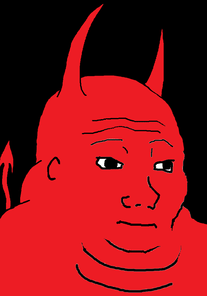 Wojak fat devil — Wojak meme