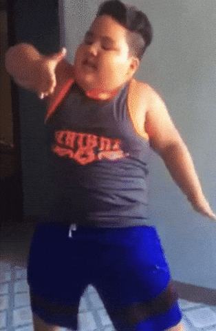 Chubby Kid Dancing — Reaction meme