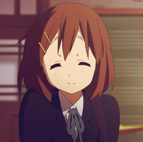 Anime Girl Happy Smile — Reaction meme