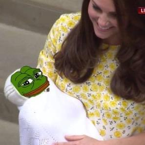 Pepe kate middleton baby — Pepe meme