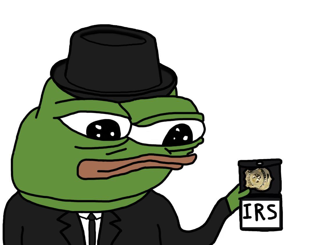 Pepe irs badge — Pepe meme
