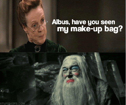 Dumbledore Have You Seen My Makeup Bag? — Reaction meme