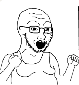 Wojak soy boy muscle shirt — Wojak meme