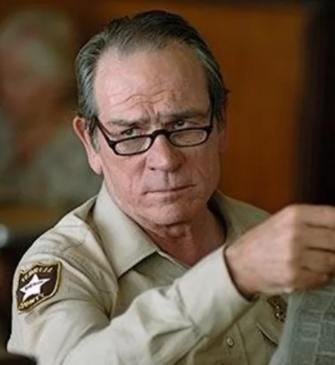 Tommy lee jones pointing Cali Pack 3 sticker — Sticker Packs meme