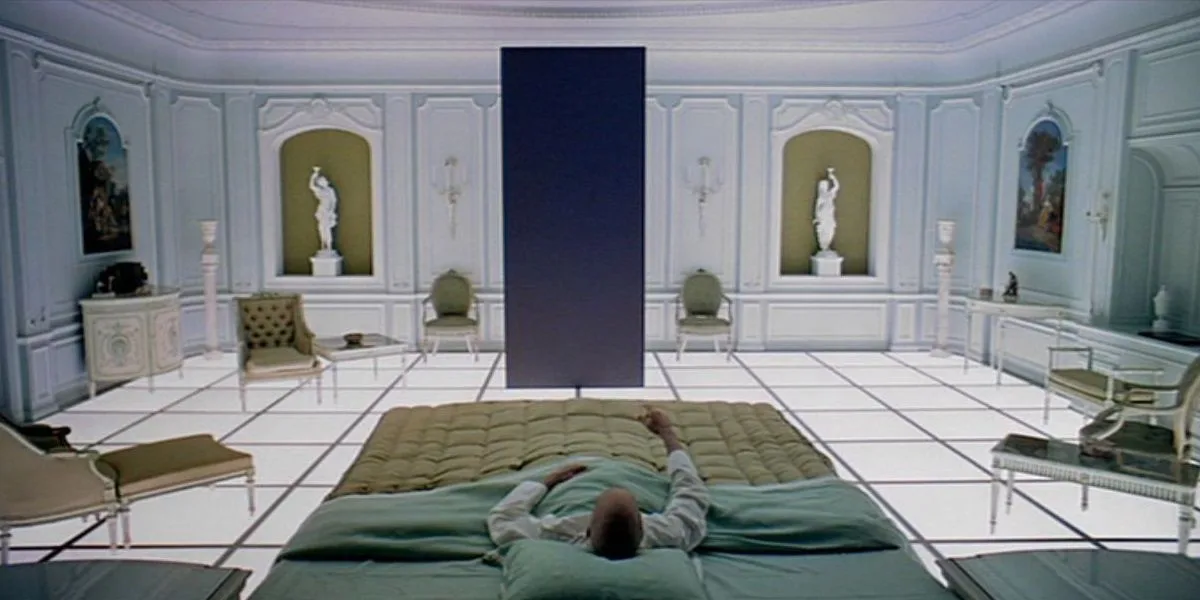 Elderly Dave Reaching for the Monolith 2001 — Memes meme