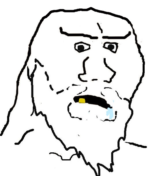 Brainlet gold tooth — Brainlet meme