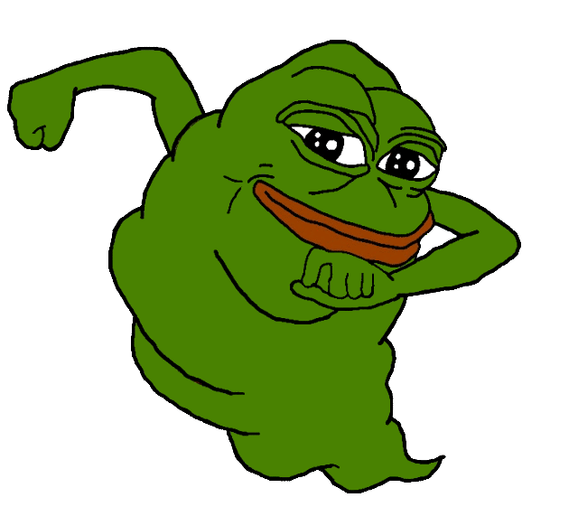 Pepe ghost dancing — Pepe meme