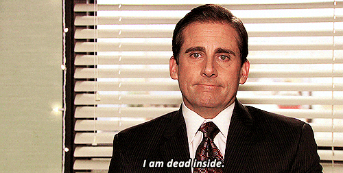 Steve Carell Dead Inside — Reaction meme