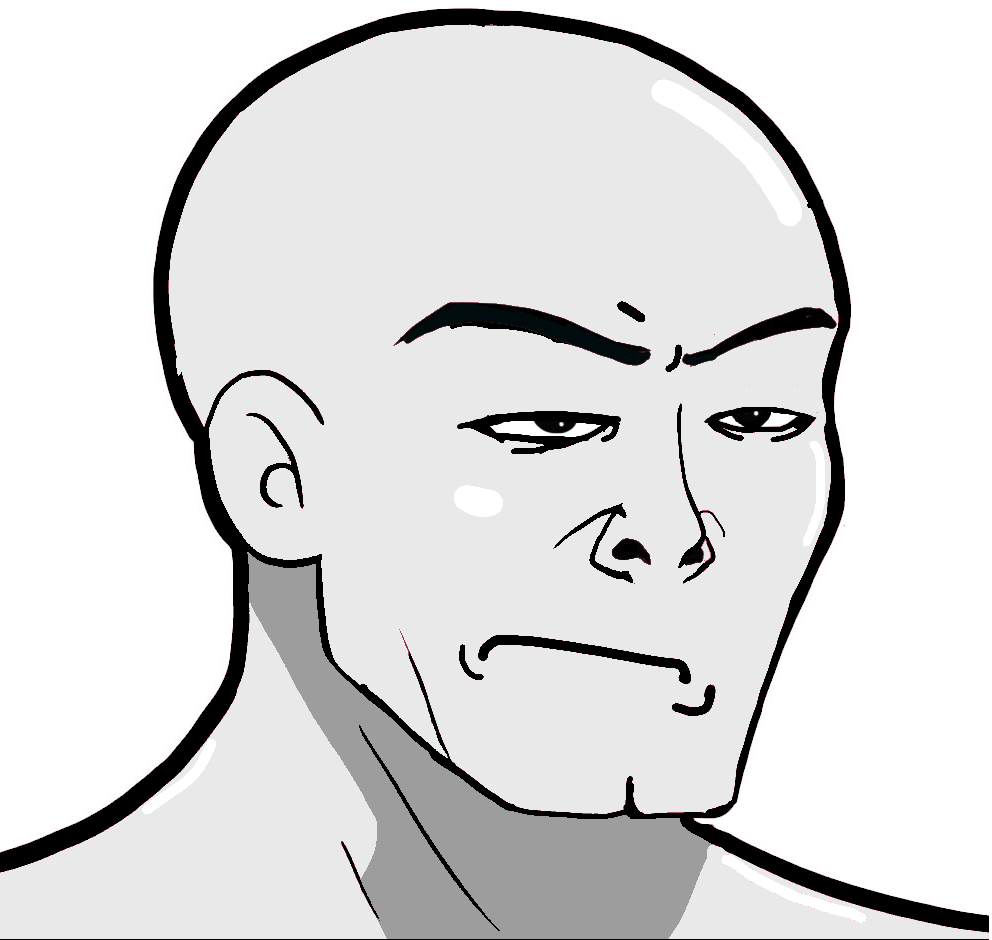 Nujak not impressed — Wojak meme