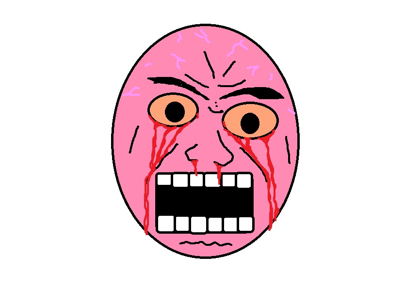 Pink wojak oval face — Wojak meme