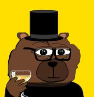 Bobo tophat and champagne — Bobo meme