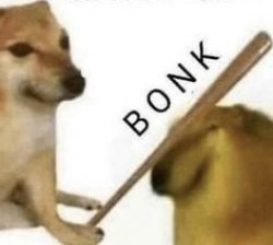 Bonk meme template — Templates meme