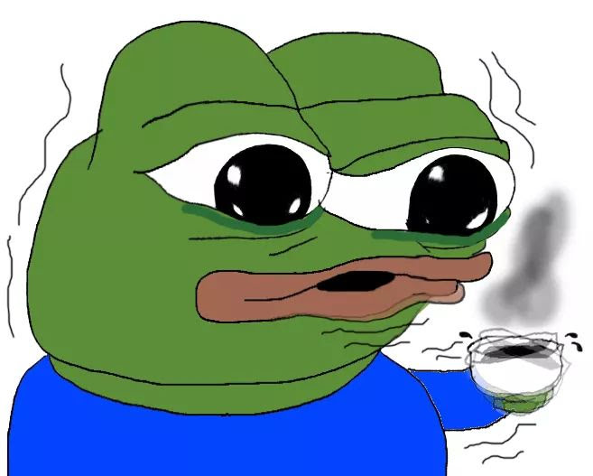 Pepe apu coffee shaking — Apu meme