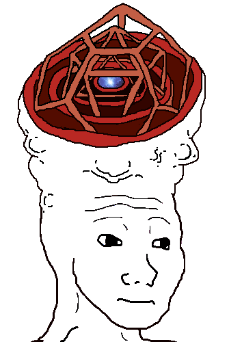 Wojak brainlet universe brain transforms — Wojak meme