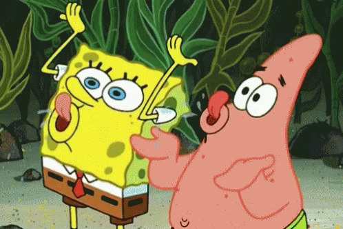 Spongebob patrick magic conch call — Reaction meme
