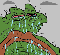 Pepe wrinled face clouds — Pepe meme