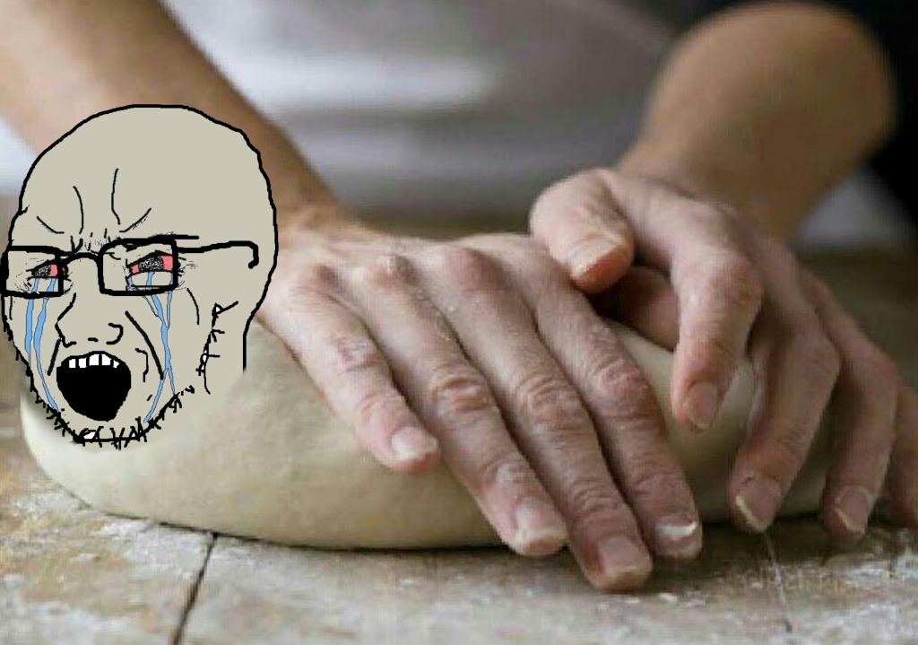 Wojak soy boy dough kneeded — Wojak meme