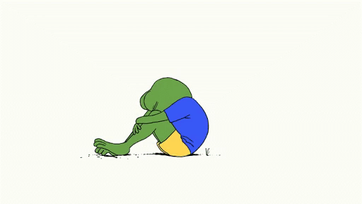 Pepe fetal position — Pepe meme