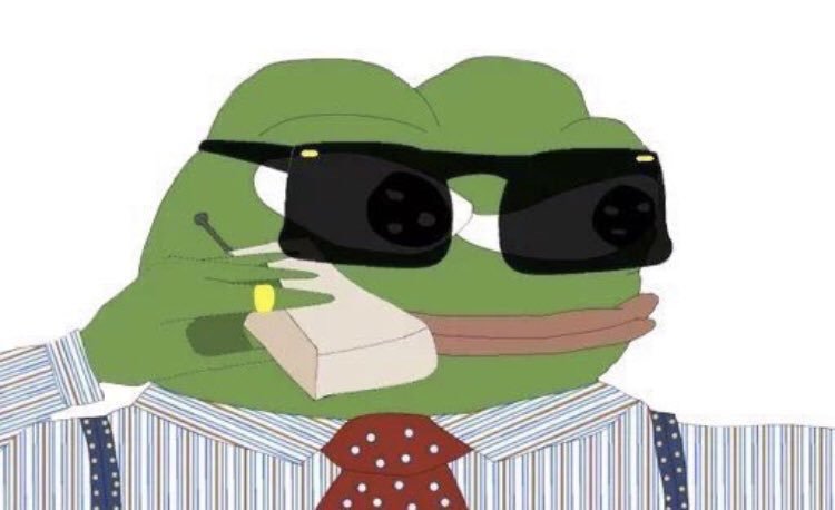 Pepe businessman phone — Pepe meme