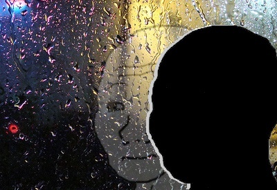 Wojak feels looking out rainy window — Wojak meme