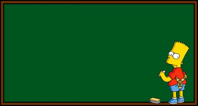 Bart Simpson - chalkboard meme template — Templates meme