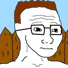 Wojak buzz cut fence — Wojak meme