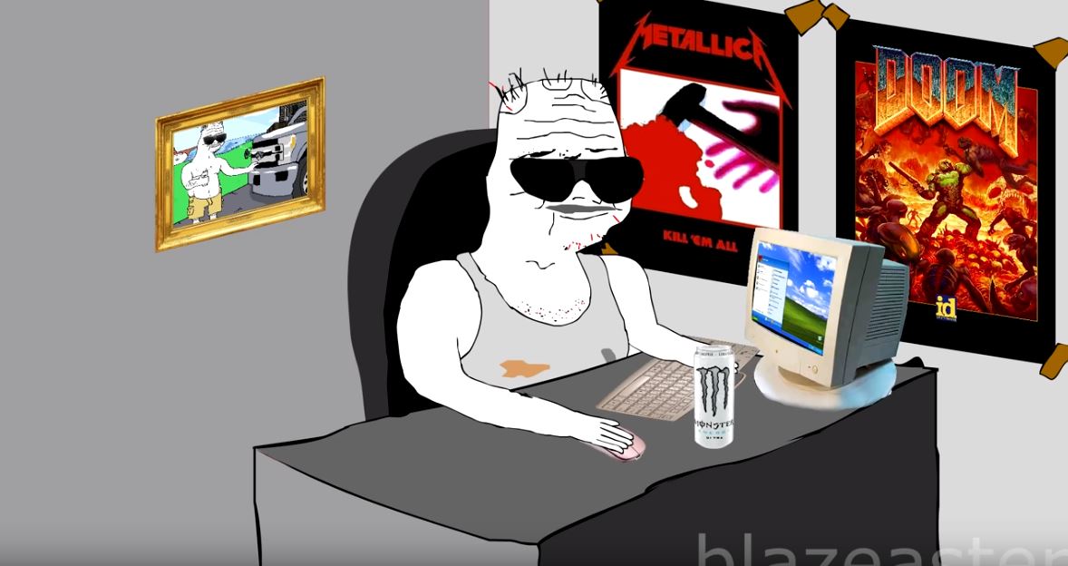 Boomer againg on computer — Boomer meme