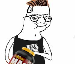 Zoomer eating mass gainer — Zoomer meme