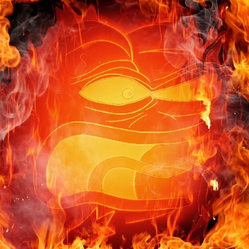 Pepe pure fire angry in hell — Pepe meme