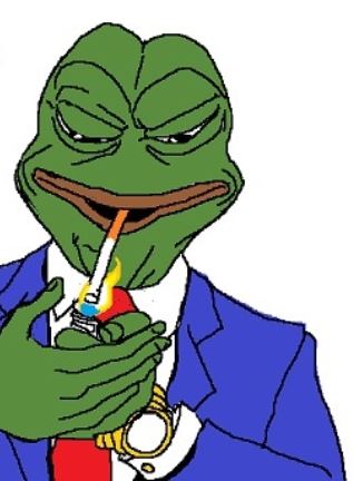 Pepe shady businessman — Pepe meme