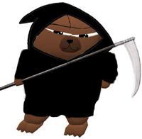 Bobo grim reaper scythe — Bobo meme