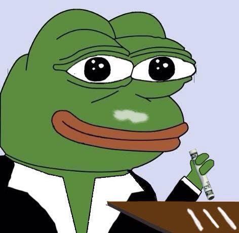 Pepe cocaine — Pepe meme