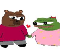 Bobo pepe love each other — Bobo meme