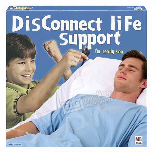 Disconnect life support game — Reaction meme