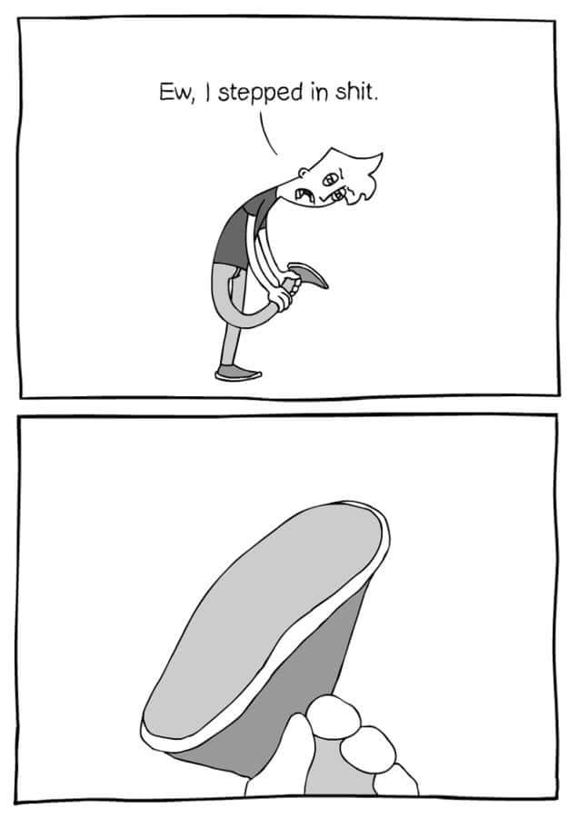 Stepped in crap meme template — Templates meme