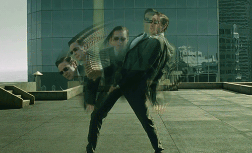 Agent Smith Bullet Evasion — Reaction meme