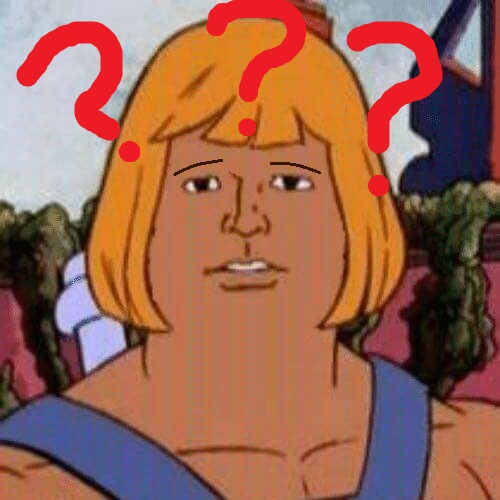 Confused he man — Reaction meme
