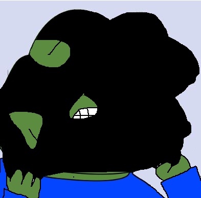 Pepe putting on mask — Pepe meme