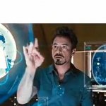 Tony discovers a new element meme template — Templates meme