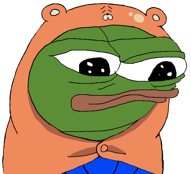 Pepe bear blanket — Pepe meme