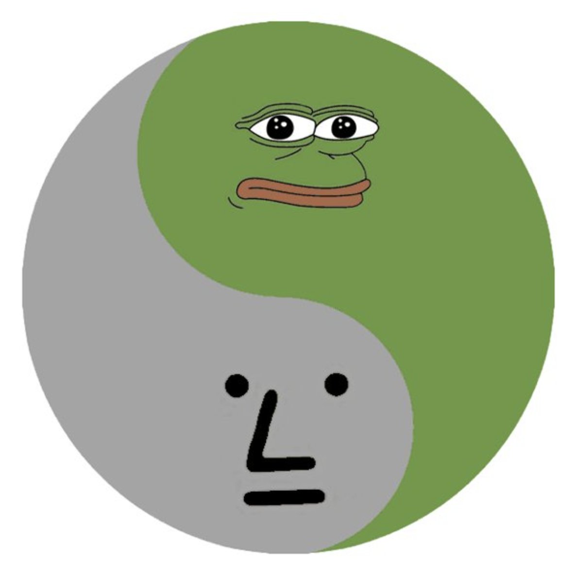 Pepe npc ying yang — Pepe meme