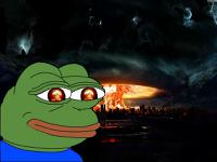 Pepe nuked city — Pepe meme