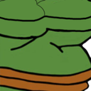 Pepe closeup eyes closed — Pepe meme