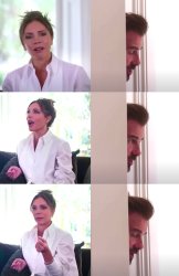 Victoria David Beckham Be Honest meme template — Templates meme