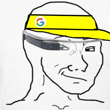 Wojak soy boy smug google glass — Wojak meme
