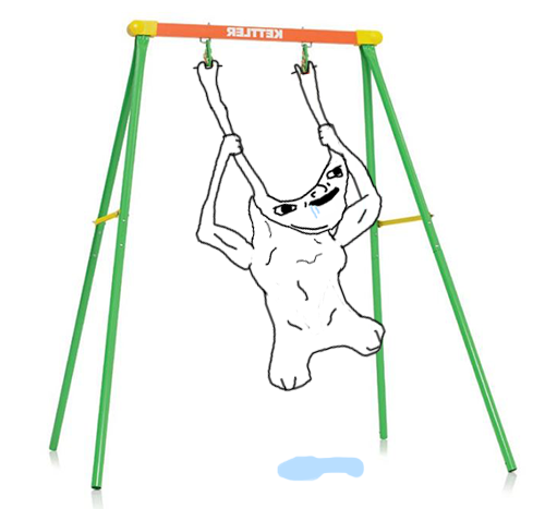 Brainlet swingset — Brainlet meme