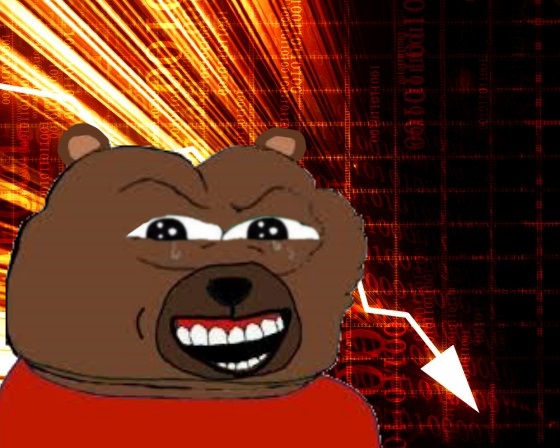 Bobo laughing chart going down — Bobo meme