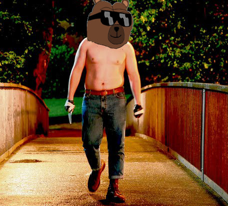 Bobo shirtless walking — Bobo meme