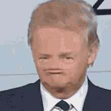 Trump no nose debate face — Reaction meme